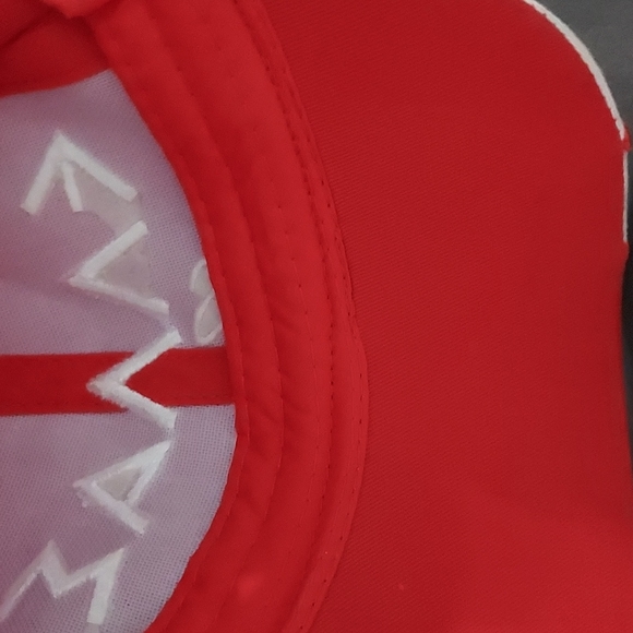 Greece Cap Flag,Greek Alphabet ,Size 56 cm has Adjustable strap. GUC,Orange. - Picture 7 of 8